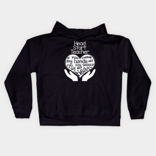 Head Start Teacher T Shirt Heart Hands School Team Gift Kids Hoodie